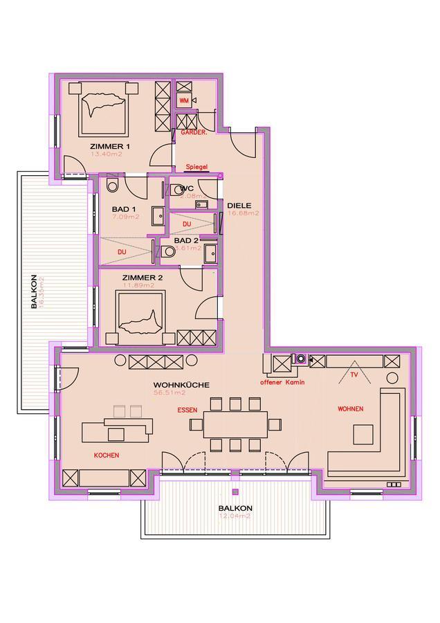 Апартаменты Alpin Penthouse Hollersbach Холлерсбах  Экстерьер фото